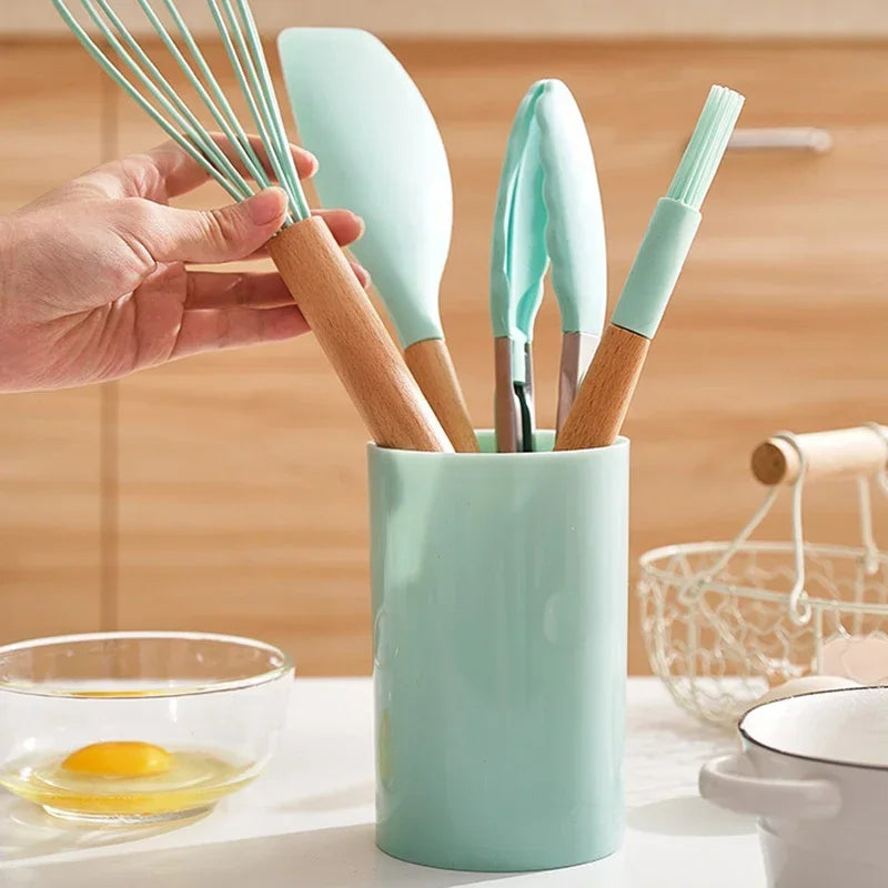 Food Grade Silicone Kitchen Cookware Utensils Turner