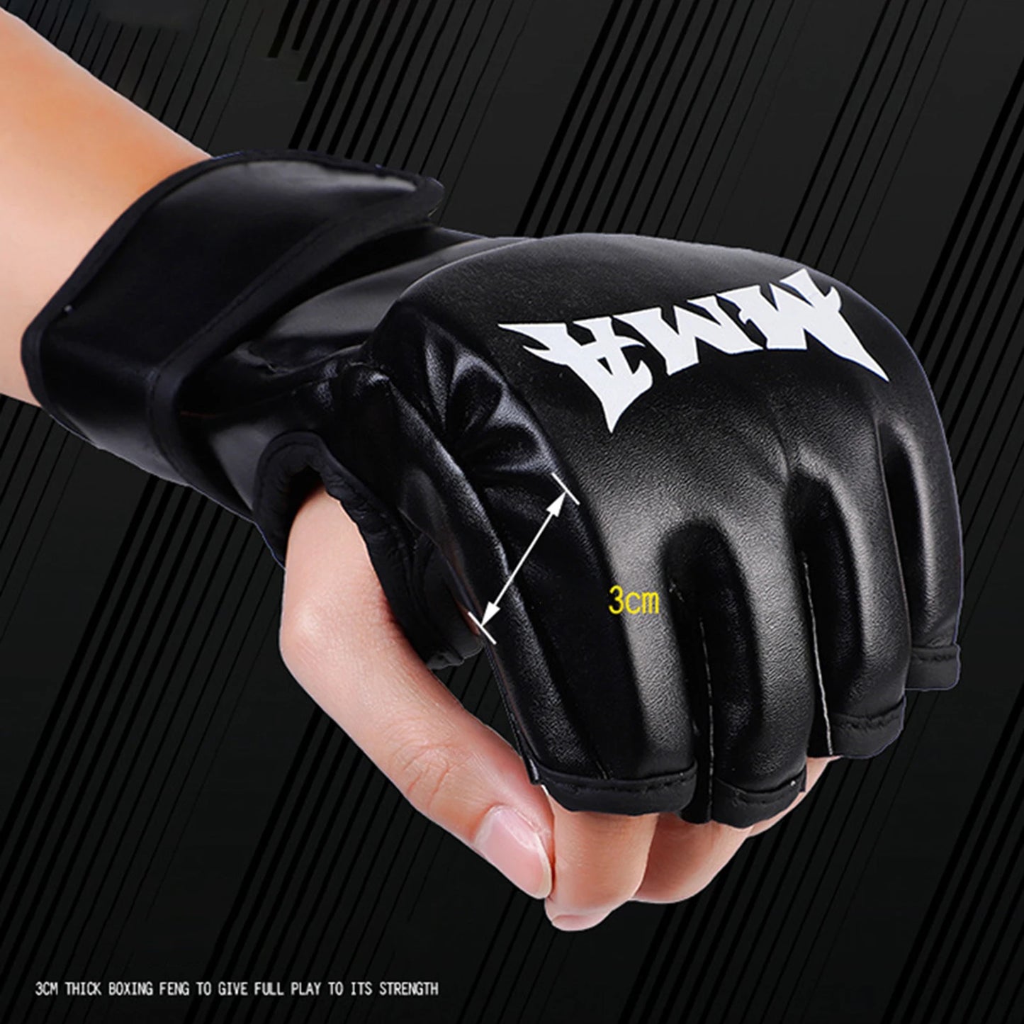 "Kick MMA Boxing Gloves – PU Training Gloves for Men, Women & Kids | Muay Thai, Karate, MMA, and Boxing Equipment"