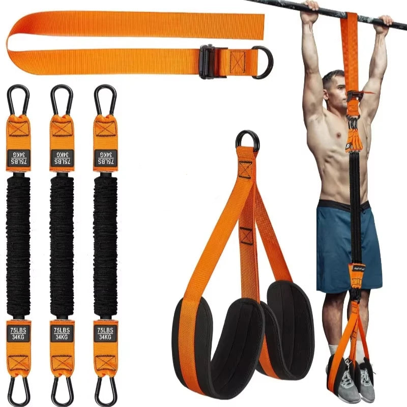 Pull-up Assistance Band: Elastic Trainer for Home Fitness & Strength Building