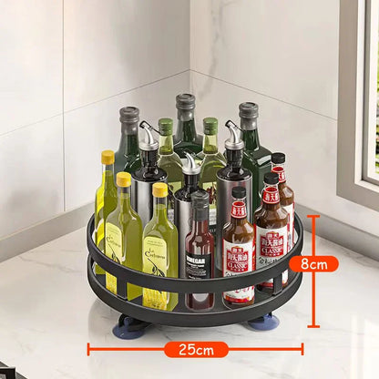 Rotating Non-Slip Spice Rack Organizer