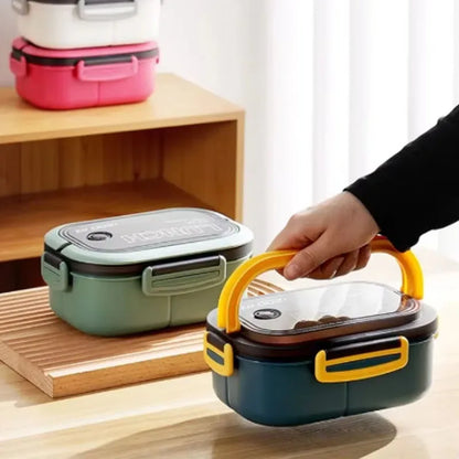 LunchPro: Double Layer Microwaveable Student & Office Lunch Box