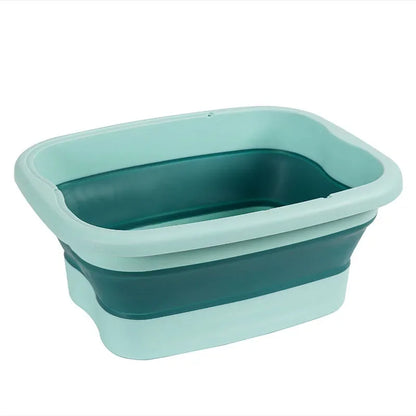 "Foldable Footbath Massage Bucket – Collapsible Foot Soaking Basin for Spa & Pedicure"