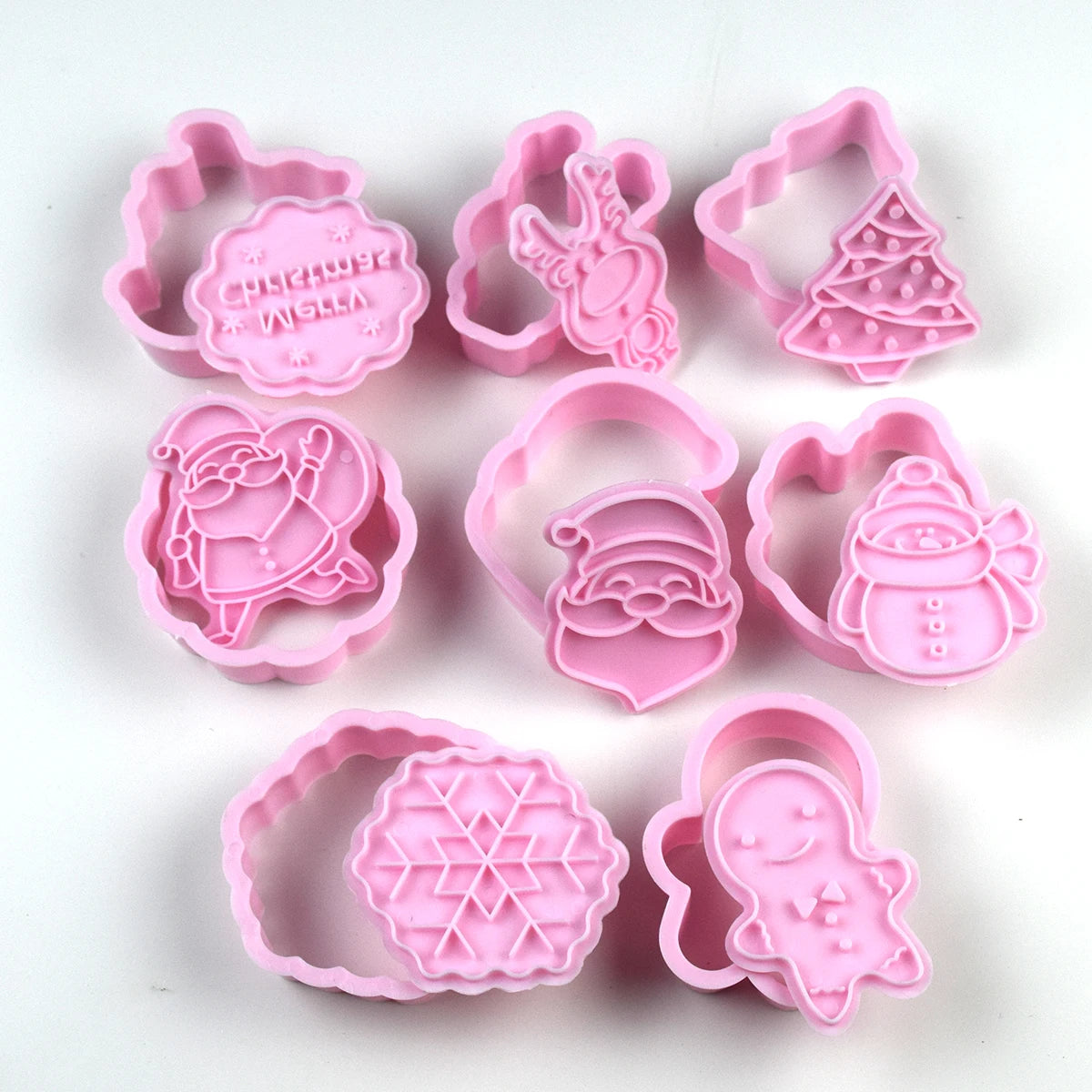 Christmas Cookie Cutter Set – Santa Claus & Festive Shapes for Baking"