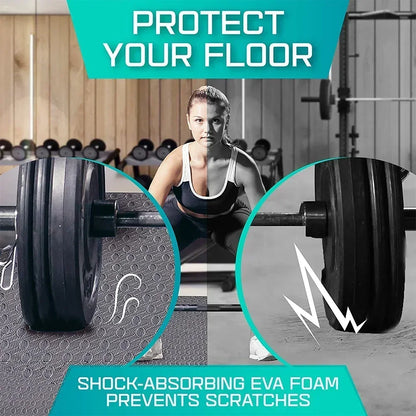 Eva Foam Interlocking Anti-Slip Mats for Home Workout, Gym, and Play Area – 4-20 Pcs