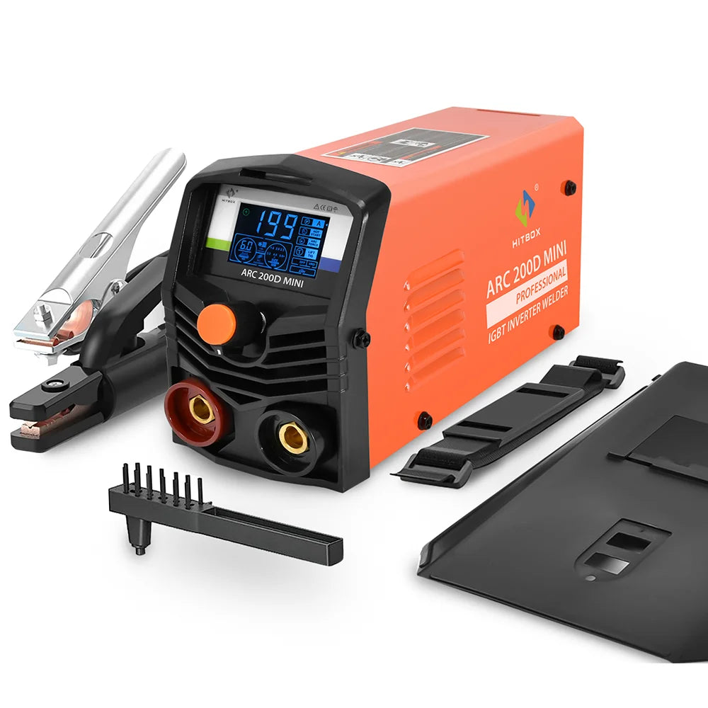 HITBOX ARC200D: 2-in-1 Portable Welding Machine (ARC/MMA & LIFT TIG) – Compact, Powerful, and Reliable