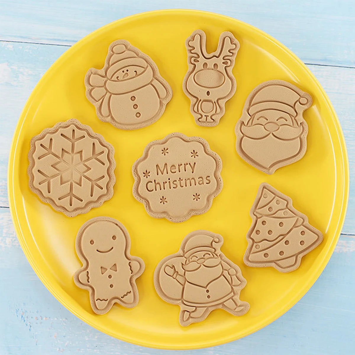 Christmas Cookie Cutter Set – Santa Claus & Festive Shapes for Baking"