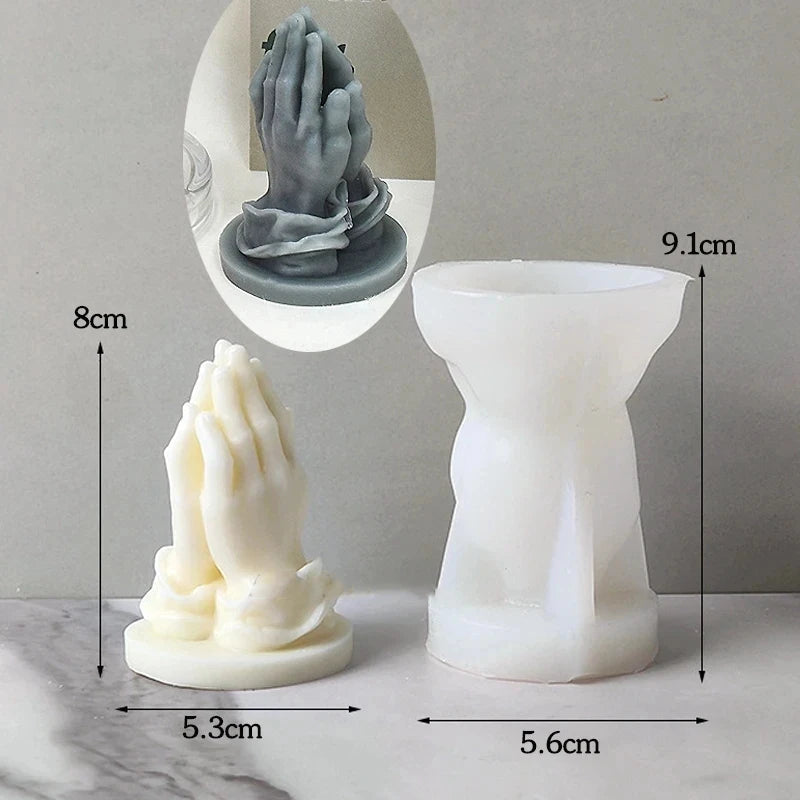 Middle Finger Silicone Mold – Creative Candle, Soap, and Resin Craft Mold for DIY Projects