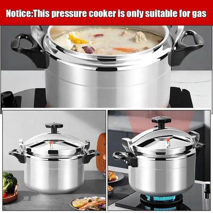 Professional Aluminum Pressure Cooker 3L/5L/7L - Heavy-Duty Explosion-Proof Pot for Gas Cooker