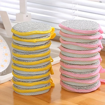 Double-Sided Scrub Sponges – Anti-Scratch Dishwashing & Kitchen Cleaning Sponges