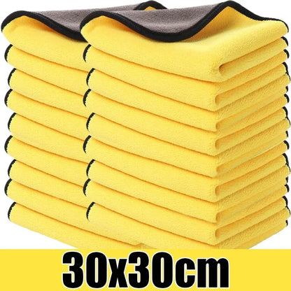 Double-Sided Microfiber Car Towels – Super Absorbent Cleaning & Detailing Cloths