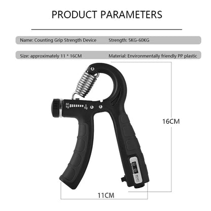 "PowerGrip Adjustable Hand Strengthener"