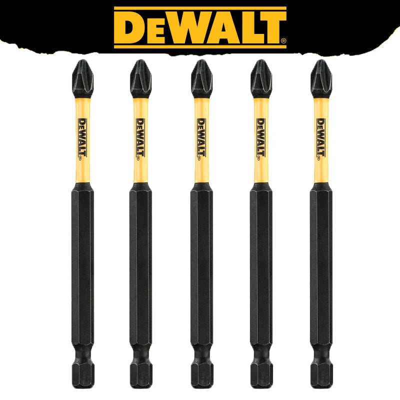 DEWALT 4-Piece Drill Bit and Extension Set with Magnetic Ring Sleeve (PH2/SL8, 57mm, 89mm)