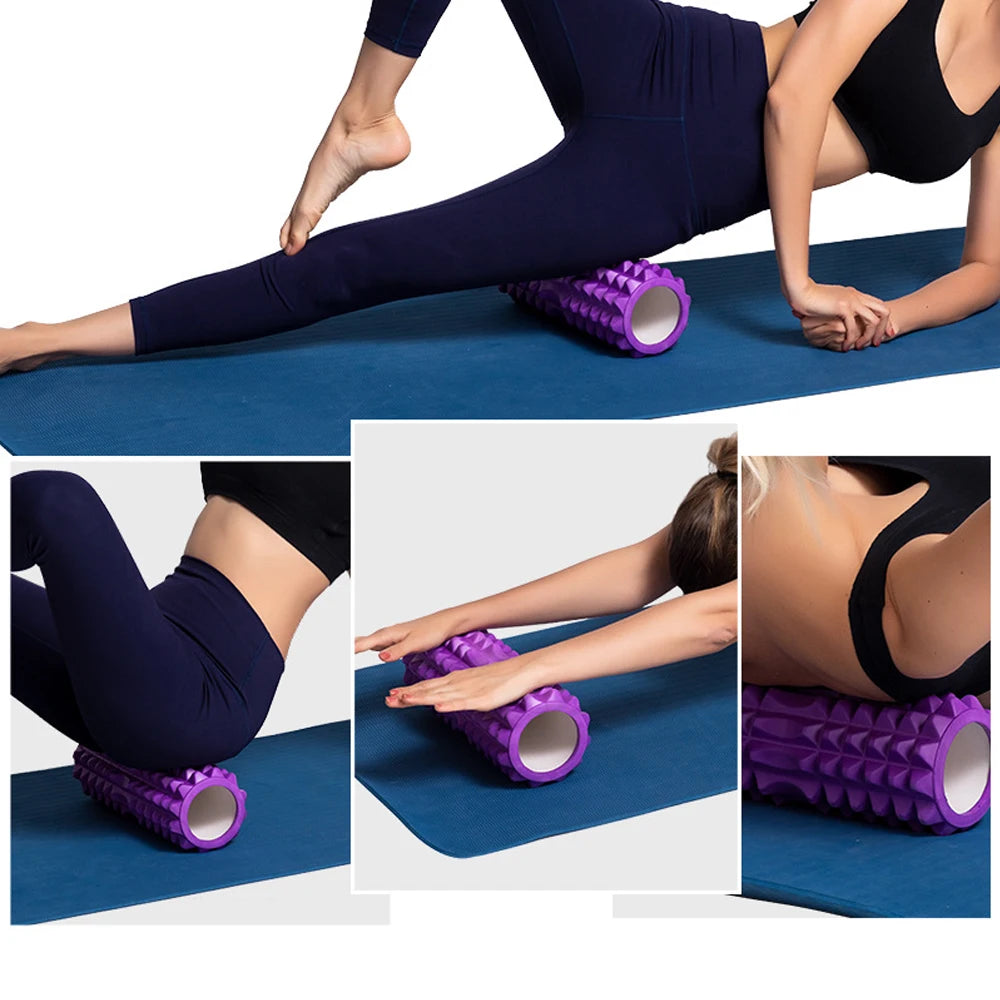 "Foam Massage Roller – Hollow Yoga Column for Muscle Relaxation & Sports Rehabilitation"