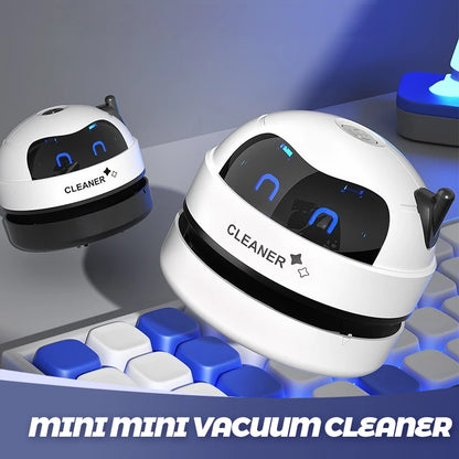 Mini Desktop Vacuum Cleaner – Rechargeable Keyboard & Dust Cleaner with Automatic Dust Extraction