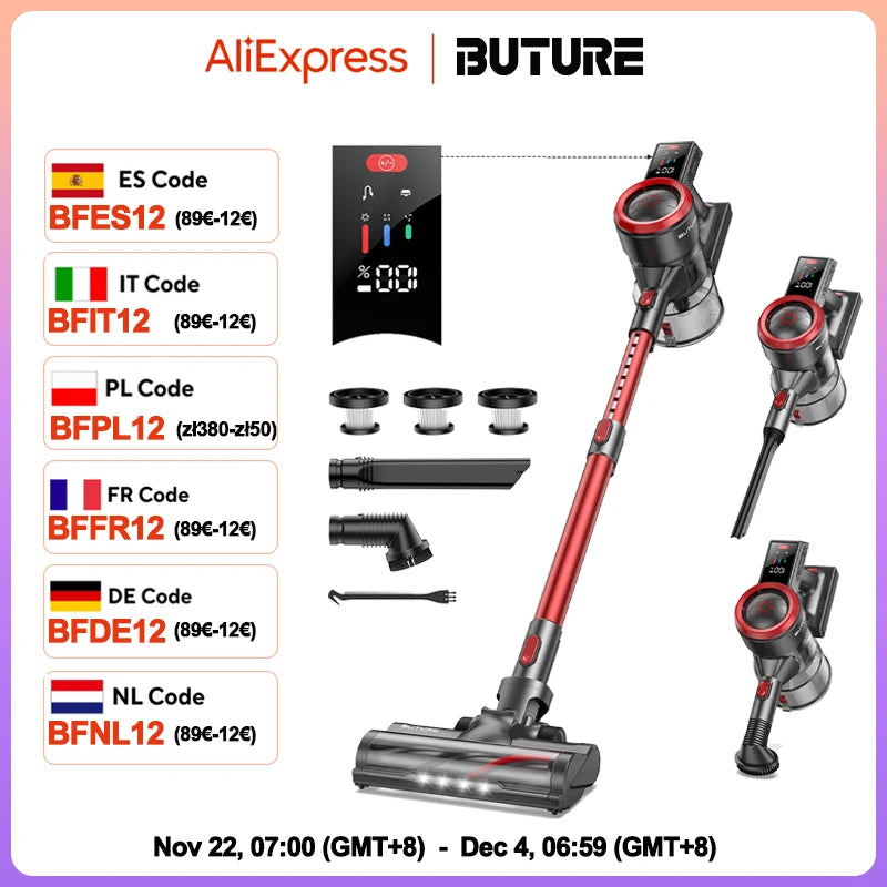 BUTURE PowerClean Pro 450W Cordless Vacuum Cleaner