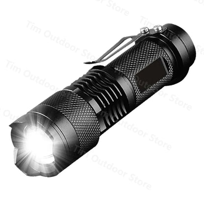 VASTFIRE Mini Q5 LED Flashlight – Adjustable Focus, Waterproof, Ultra-Bright Tactical Torch
