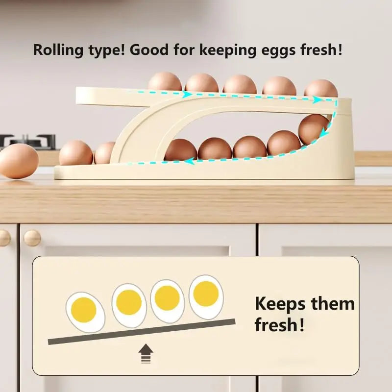 Automatic Rolling Double-Layer Egg Dispenser