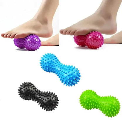 Peanut Massage Ball – Colorful PVC Spiky Massage Ball for Muscle Pain, Stress Relief, and Foot Massage