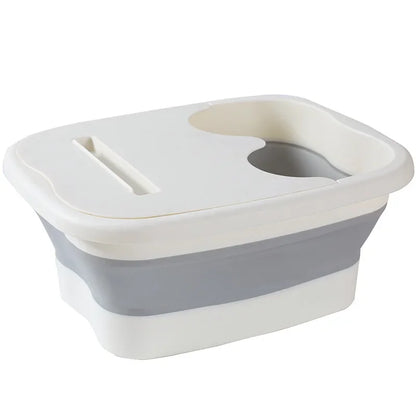 "Foldable Footbath Massage Bucket – Collapsible Foot Soaking Basin for Spa & Pedicure"