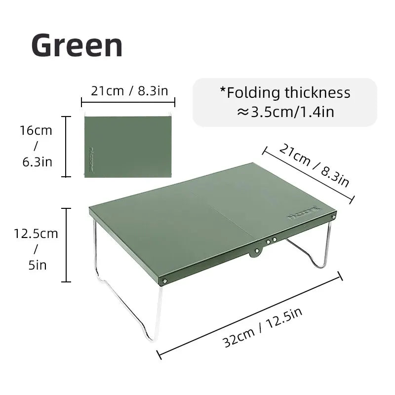 Portable Foldable Camping Table – Ultralight Mini Coffee Table for Outdoor Hiking & Picnic