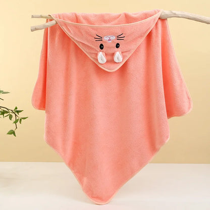 Soft Baby Bath Towel and Newborn Swaddle Blanket for Boys and Girls