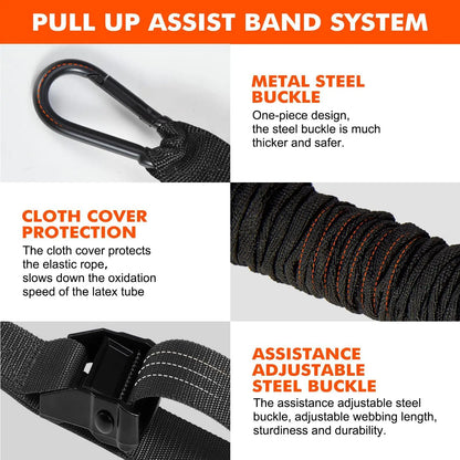 Pull-up Assistance Band: Elastic Trainer for Home Fitness & Strength Building