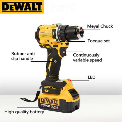 DeWalt DCD805 & DCF850 Brushless Impact Drill and Driver Combo Kit with Lithium-Ion Batteries