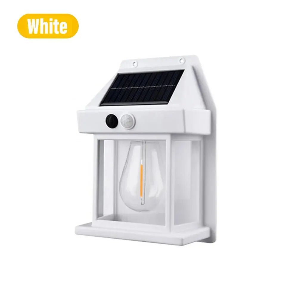 Outdoor Solar Tungsten Wall Light with Motion Sensor IP65