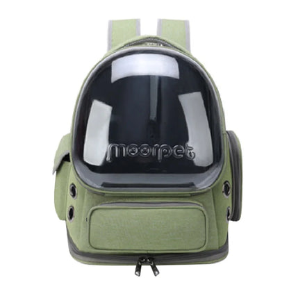 Transparent Pet Cat Carrier Backpack – Breathable Outdoor Travel Bag for Cats & Small Dogs
