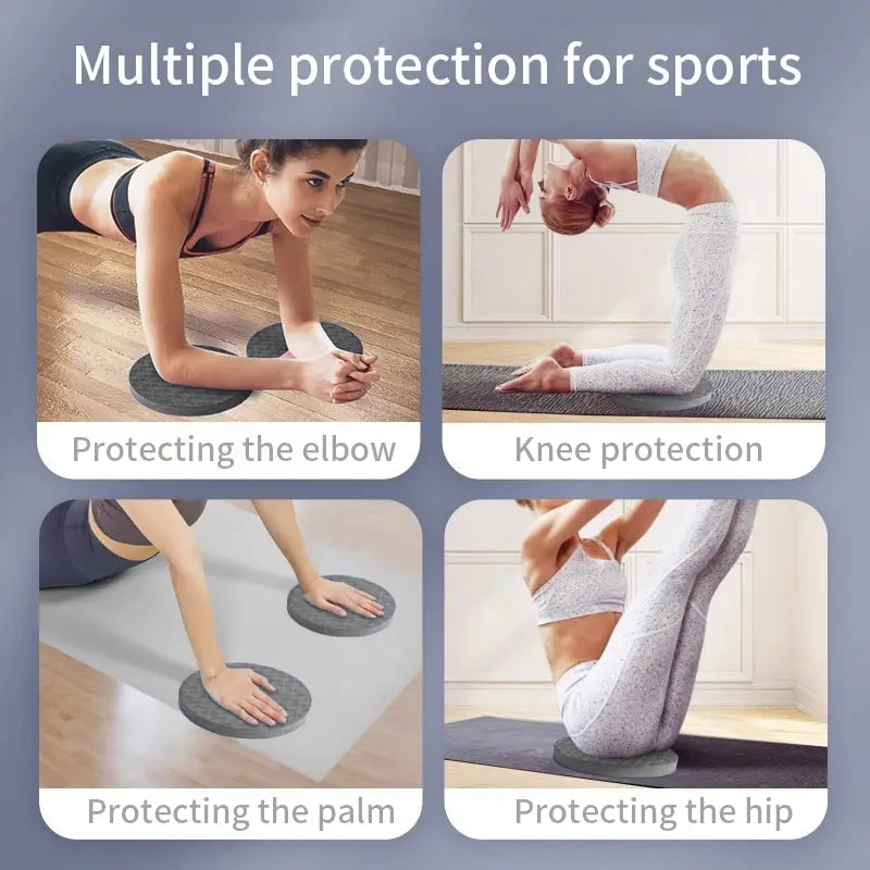 "Yoga Knee Pads 2-Pack – Thick Cushions for Knees, Elbows, Wrists & Hands"