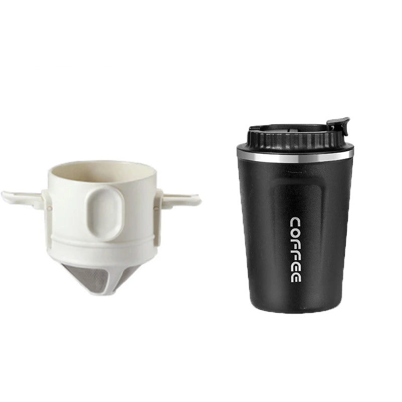 Portable 304 Stainless Steel Coffee Filter & Tea Dripper – Reusable Mug Brewer for Perfect Flavor